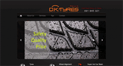 Desktop Screenshot of dktyres.com